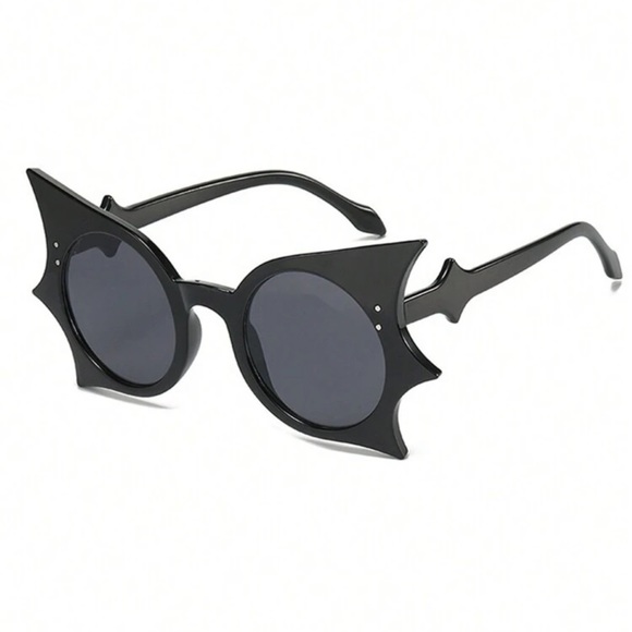 Halloween Spiderweb Bat Black Sunglasses Retro Pinup Fairygrunge Whimsygoth - Picture 3 of 7